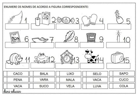 Atividades Para Leitura E Escrita