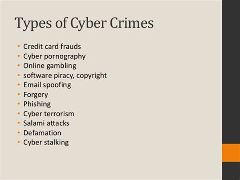Criminals of the world wide web exploit internet users' personal information for their own gain. Cyber Crime
