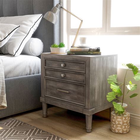 Furniture Of America Hax Transitional Grey Solid Wood Sultry Grey 3
