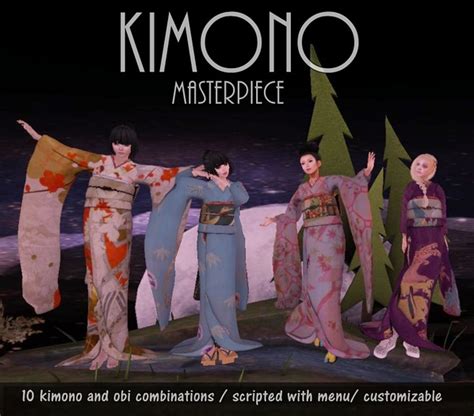 Second Life Marketplace Kimono Masterpiece