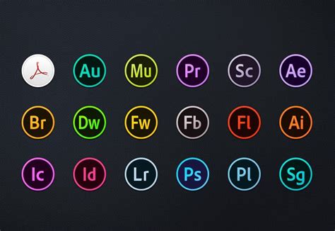 Adobe Icons Vector At Getdrawings Free Download