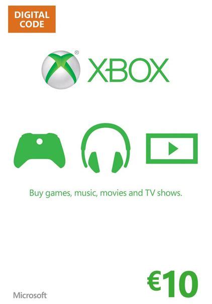Buy Microsoft Xbox Live €10 Card Xbox Live