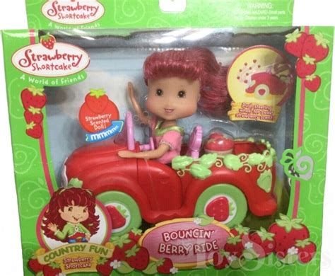 Strawberry Shortcake Playmates Country Fun Bouncin Berry Ride Toy