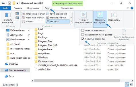 Скрытые папки Windows 10 Remontkapro