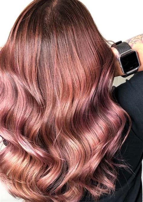 Rose Brown Hair Trend 23 Magical Rose Brown Hair Colors To Try