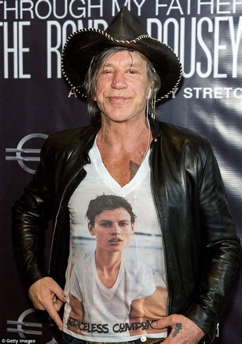 Mickey Rourke And Eric Roberts Attend Screening Of Rousey Documentary