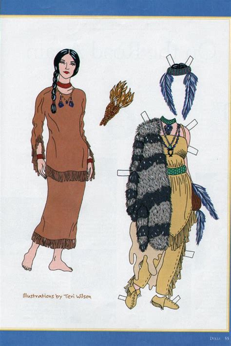 More Thanksgiving With Native Americans And Dr Galyon Paper Dolls