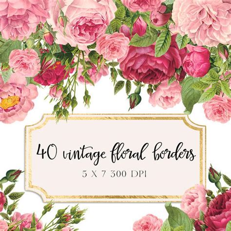 Over 9,416 shabby chic pictures to choose from, with no signup needed. Vintage Floral Borders Clipart Shabby Chic Clipart flowers ...