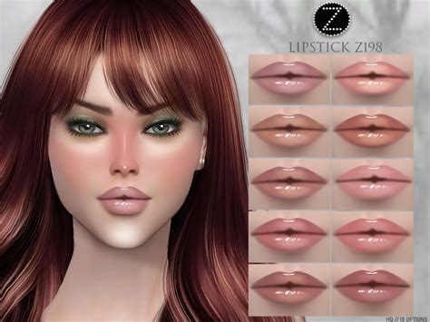 The Sims Resource Lipstick Z198