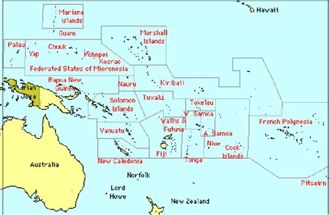 Pacific Island Countries And Territories Download Scientific Diagram