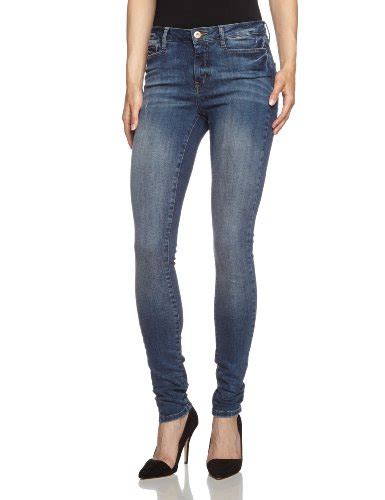 Vero Moda Wonder Exclusive Jeans Slim Femme Bleu Dark Blue Denim W30l32 Taille