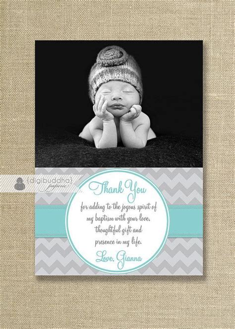 Christening Baptism Thank You Cards Christening Thank You Cards
