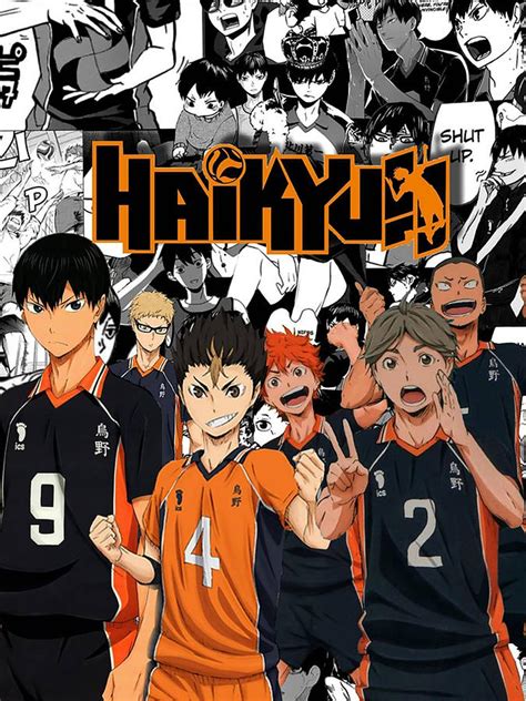 Karasuno Team Volleyball Anime Final Season Digital Art By William Stratton
