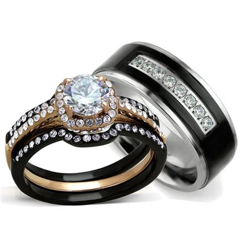 Rings - Cubic Zirconia - Page 1 - MarimorJewelry.com Black Wedding Ring