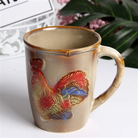 Buy Lovely Cock Milk Ceramics Mug Cute Office Coffee