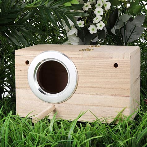 Talitare 1pcs Parrot Breeding Nest Box Bird Nest Warm Incubator Wood