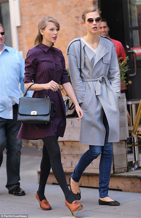 Taylor Swift And Karlie Kloss Show Off Their Long Pins In New York