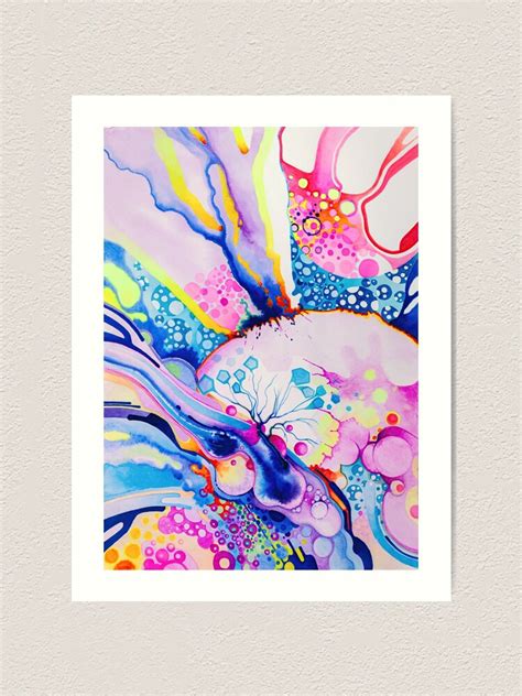 Infinite Flare Watercolor Painting Art Print For Sale By Jeffjag
