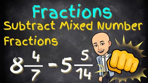 Learn How To Subtract Mixed Number Fractions Subtract Mixed