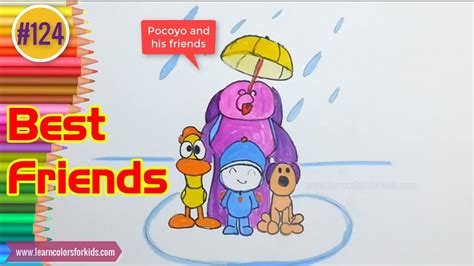 Maybe you would like to learn more about one of these? Learn how to Draw Pocoyo and his friends in the rain #124 - YouTube
