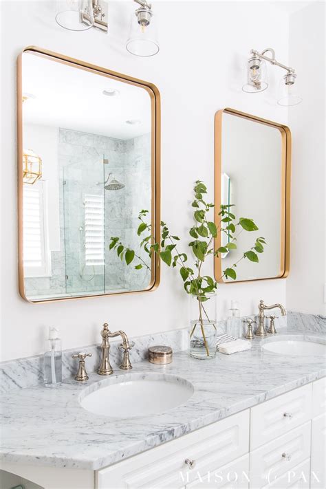 Perfect for any bathroom in need of a. White Bathroom Vanities with Marble Tops - Maison de Pax