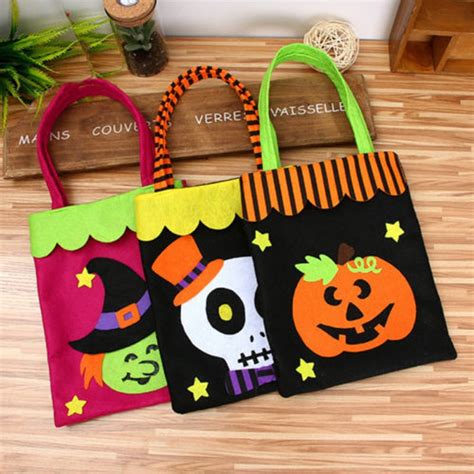 Halloween Party Trick Or Treat Pumpkin Bag Kids T Loot Sweets Candy