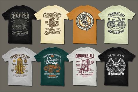 T-Shirt Design Vector Packs Free Images