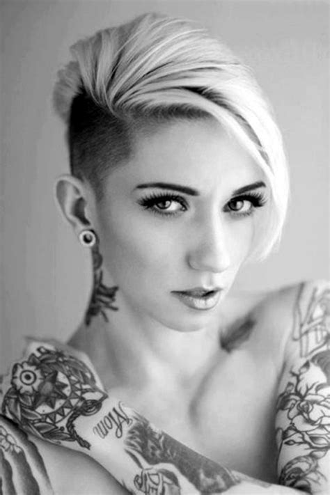 45 Superchic Shaved Hairstyles For Women In 2016 Mohawk Hairstyles For