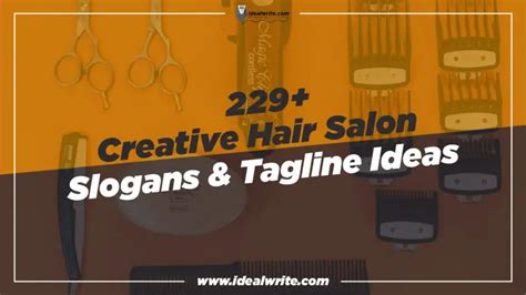 229 attractive hair salon slogans and taglines ideas idealwrite