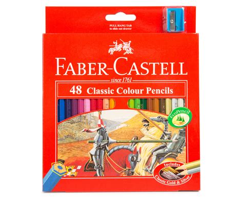 Faber Castell Classic Colour Pencils 48 Pack Au