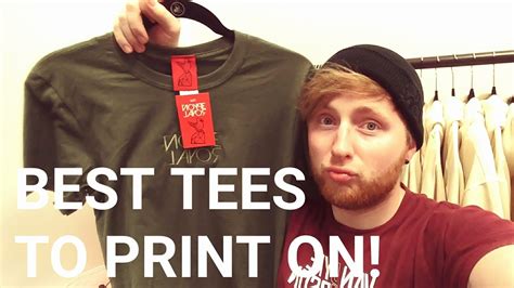 Best T Shirts to Print on! How to start your own clothing / Apparel