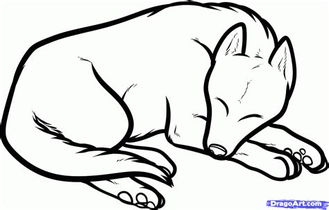 How To Draw A Sleeping Dog Sleeping Dog By Dawn Dog