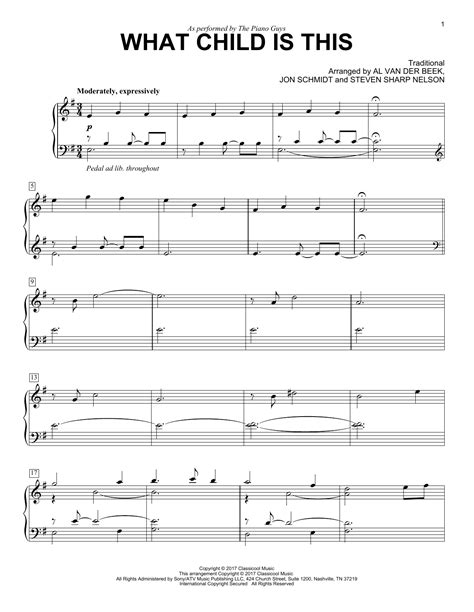What Child Is This Sheet Music The Piano Guys Piano Solo