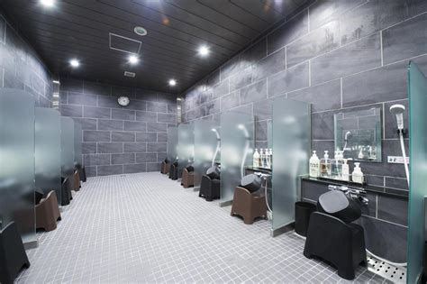 Japanese Capsule Hotel Bathroom