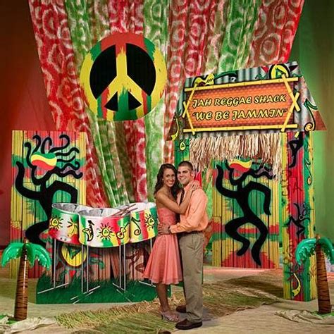 Reggae Beach Kit Rasta Party Large Party Props Jamaican Party