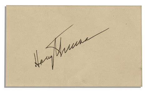 Lot Detail - Harry Truman's Signature