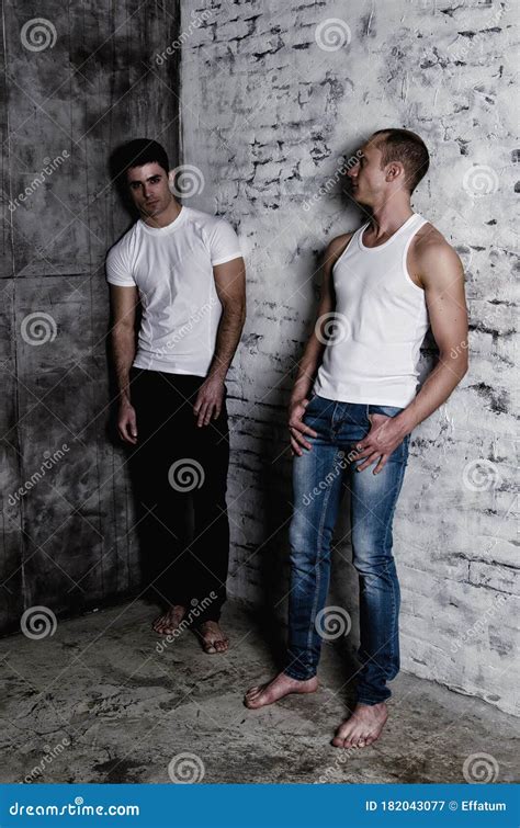 Two Attractive Guys Relationships And Love Stock Image Image Of