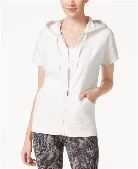 Get free shipping & cod options across india. Style & co. Short-sleeve Zip-front Hoodie, Only At Macy's ...
