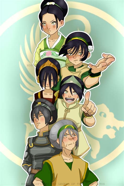 The Evolution Of Toph Credit Is On The Pic Avatar Airbender Avatar