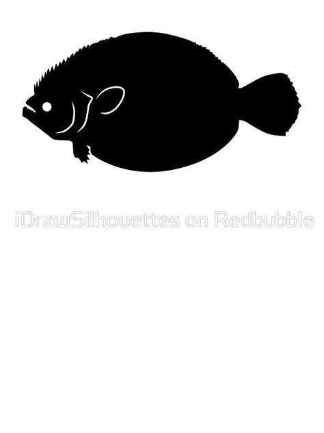 Flounder Silhouette At Getdrawings Free Download