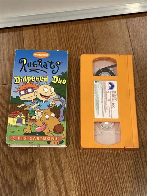 RUGRATS DIAPERED DUO Vhs Video Tape 1998 Animated Nickelodeon Klasky