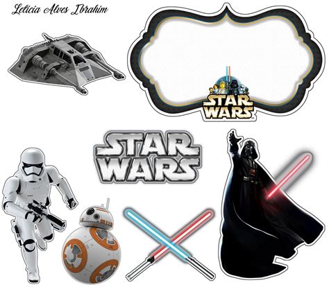 Abrams, luces y sombras del niño mimado de hollywood. Topper Star Wars | Scrap para bolo, Etiquetas para doces ...