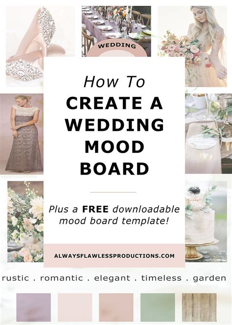 Wedding Mood Board How To Create An Inspiration Board