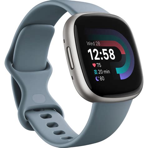 Fitbit Versa 4 Waterfall Blue Smartwatch Canex