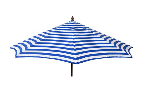 Destinationgear Euro 9 Ft Patio Umbrella Blue And White Stripe