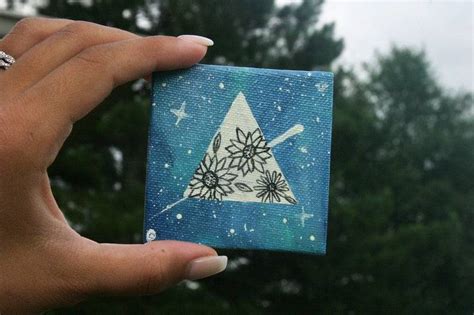 Galaxy Triangle Painting Allstyleart Tumblr Pics