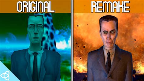 Half Life Original Vs Remake Black Mesa Side By Side Youtube