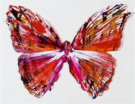 Colorful Butterfly Spin Painting