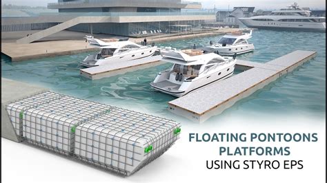 Styrofoam Lightweight Floating Pontoons Styro Youtube