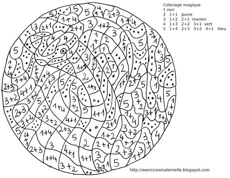 coloriage magique ce1 calcul